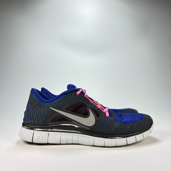 Nike Free Run 3 Blue Lightweight Running Shoes Sneaker 510643-403 Women's Size 9 - Picture 1 of 10